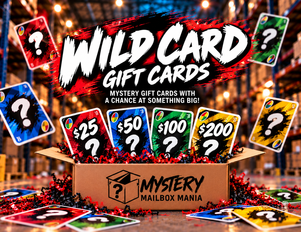 The Wild Card — Mystery Mailbox Mania Gift Card